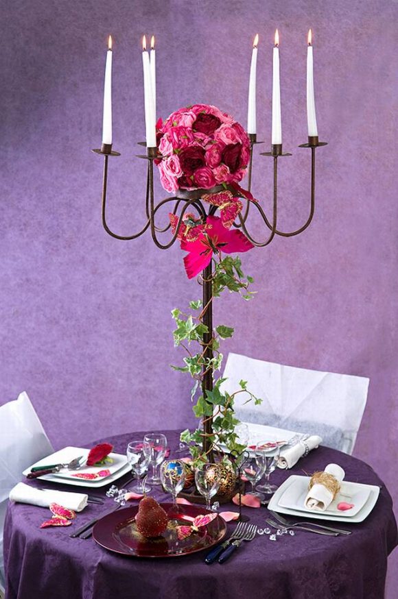 Grand chandelier H90 cm Fer forgé 6 branches-Location chandelier ...