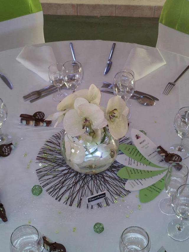 Petite boule a facette deco de table mariage, decoration mariage - Badaboum