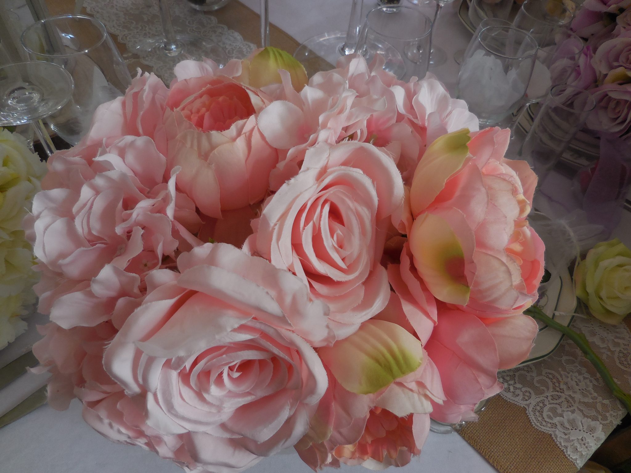 Bouquet De Fleurs Artificielles Haut De Gamme www.artnuptial.com