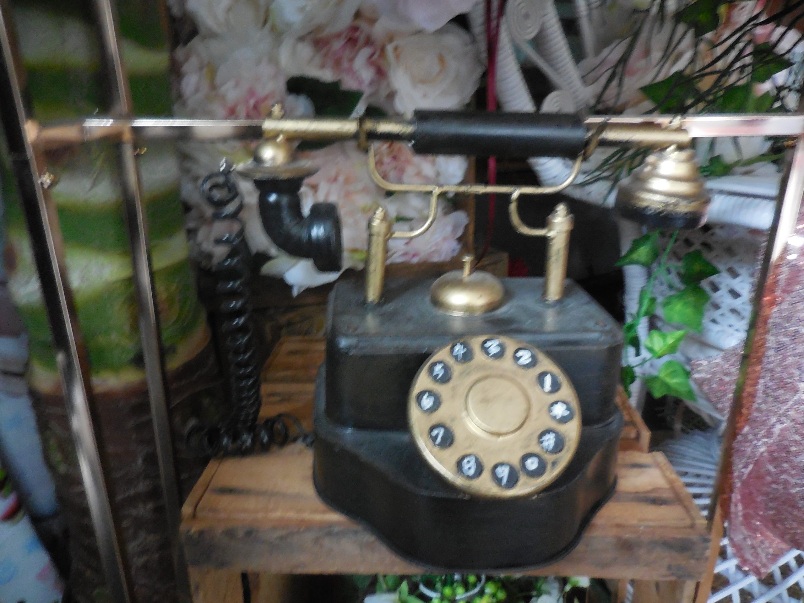 Telephone vintage style retro - Location deco retro vintage - Artnuptial
