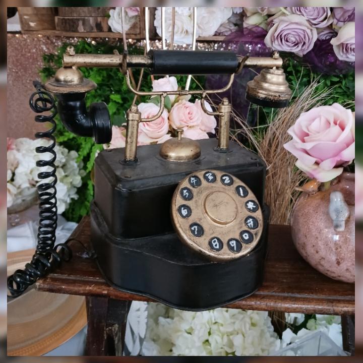 Telephone vintage style retro - Location deco retro vintage - Artnuptial