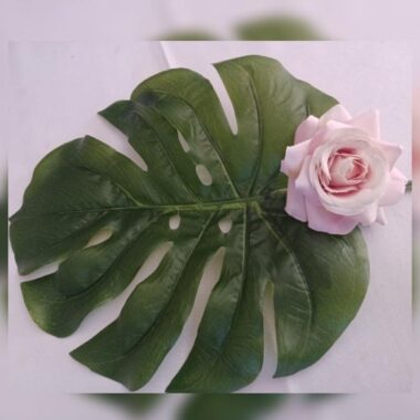 Feuille artificielle Monstera L61 cm- Location feuillage monstera L 61 cm
