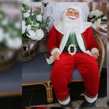 Grand Père Noel H 1 m60- Location Figurine 1 m60 Père Noel
